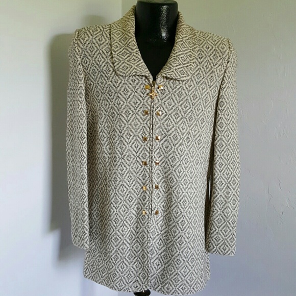 St. John Collection Jackets & Blazers - St. John by Marie Gray blazer cardigan size 10